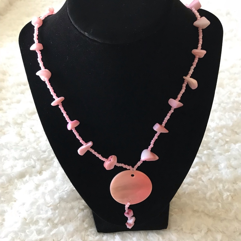 Pink Beaded Necklace